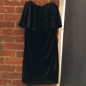 Symphony crushed velvet bodycon dress